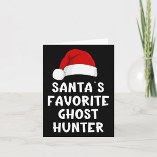 Carte Noël Père Noël Favori Chasseur de fantômes Favorit