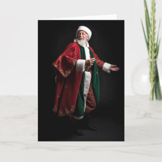 Carte Noël Père Noël italien