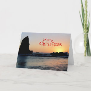 Carte Noël (plage)