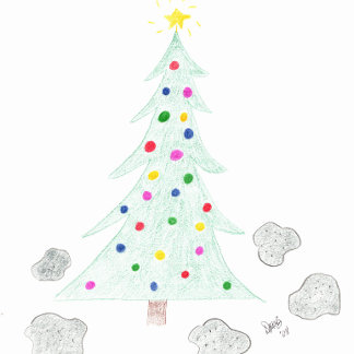 Carte Noël - Rockin' Around the Christmas Tree Card