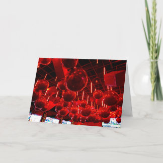 Carte Noël rouge