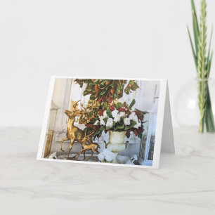 CARTE NOËL SALUT ET SALUT DE NOUVELLE ANNÉE POUR "VOUS"