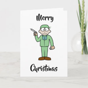 CARTE NOËL SOUHAITE **À UN MÉDECIN SPÉCIAL**