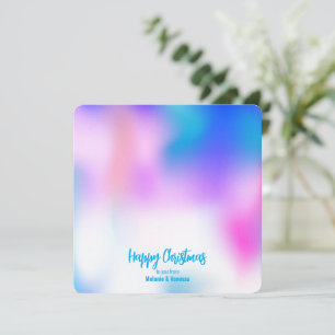 Carte Noël trans minimaliste