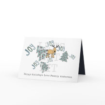 Noël Whimsical Personnalisé Rinder Rustique