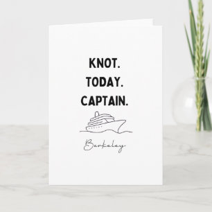 Carte Nœud Aujourd'hui Tenue Capitaine Croisière Berkele