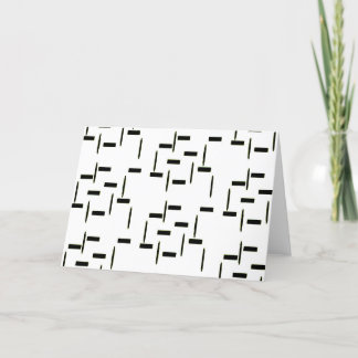Carte Noir et Blanc Contemporain