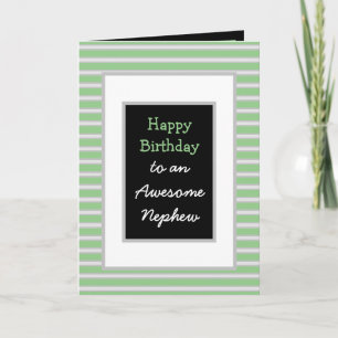 Carte Noir moderne Personnalisé Joyeux Anniversaire Neph