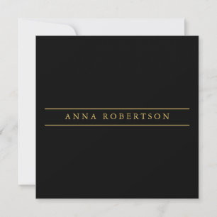 Carte Noir rouge or couleurs Professional Chic Minimalis
