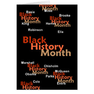 Carte NOIRE de MOIS d'HISTOIRE
