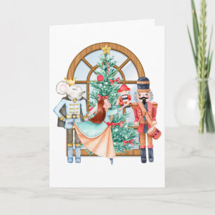 Carte Noisette de Noël Ballerina Mouse King