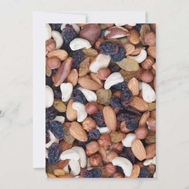 Carte Noix et raisins secs (Devant)