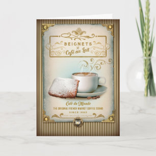 Carte NOLA Collection Café au Lait & Beignets
