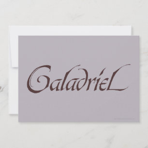 Carte Nom de Galadriel solide