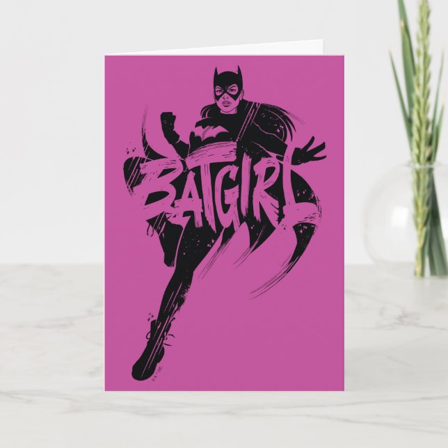 Carte Nom de la brosse d'encre Batgirl (Devant)