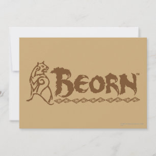 Carte Nom de l'ours BEORN™