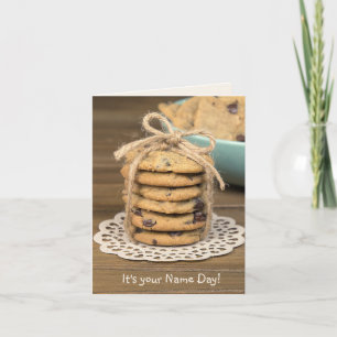 Carte Nom Jour Chip Cookies