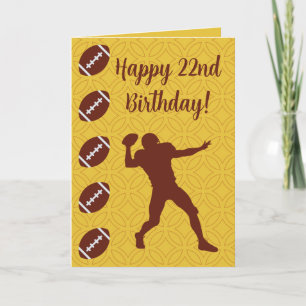 Carte Nom personnalisé Sentiment photo Sport Football