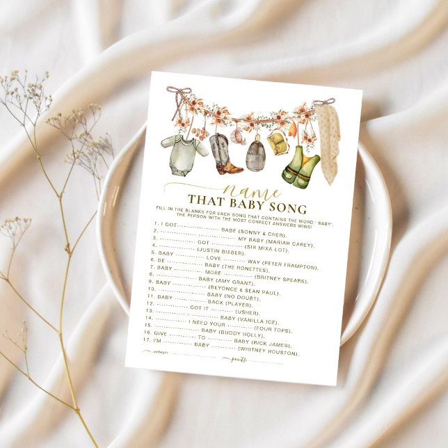 Carte Nom Que Baby Song Reel Excité Pêche Baby Jeu (Créateur téléchargé)