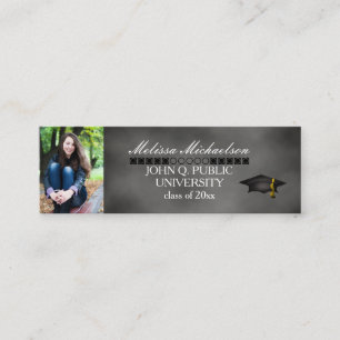 Carte nominative d'insertion de photo de classe