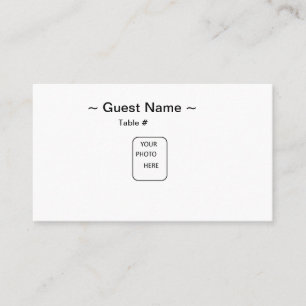 Carte nommée d'endroit de Tableau d'invité