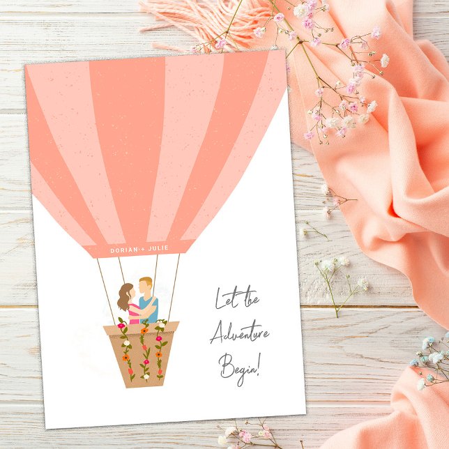 Carte Noms de ballons à air chaud mignonne Salutation Ma (Créateur téléchargé)