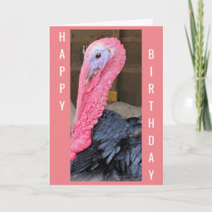 CARTE NON **FOWL JOUER ICI** JUSTE HEUREUX VOEUX D'ANNIV