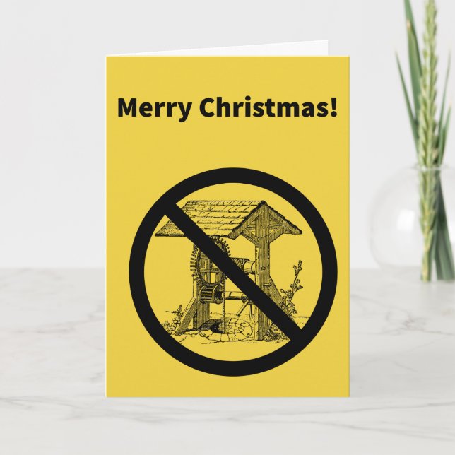 Carte Non - Noël (Devant)