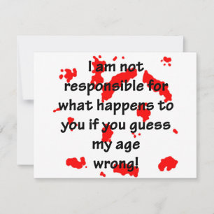 Carte Non responsable