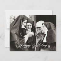 Nonnes fumer photographie vintage 