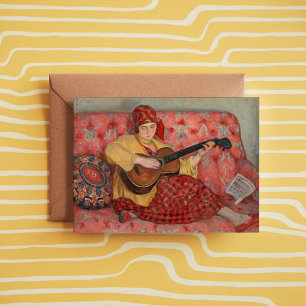 Carte Nono à La Guitare Henri Lebasque