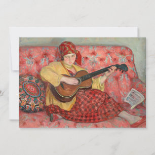 Carte Nono à La Guitare Henri Lebasque