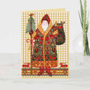 Carte Nordic Folk Père Noël
