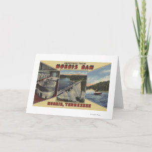 Carte Norris, Tennessee - salutations de barrage de