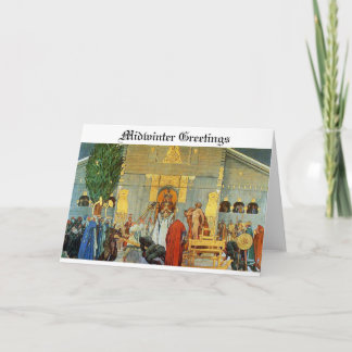 Carte Norse Yule - Blot mi-hiver