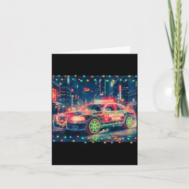 Carte North Le Patrol Christmas Car Tee  (Devant)
