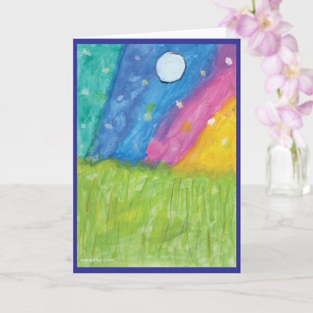 Carte Northern Lights - KidsArt pour CHOC (Orchidée)