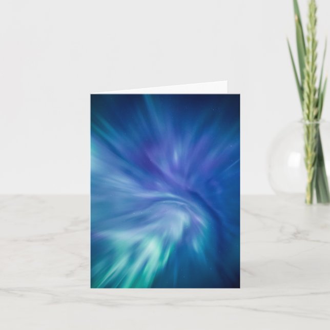 Carte Northern Lights Nature Photo (Devant)