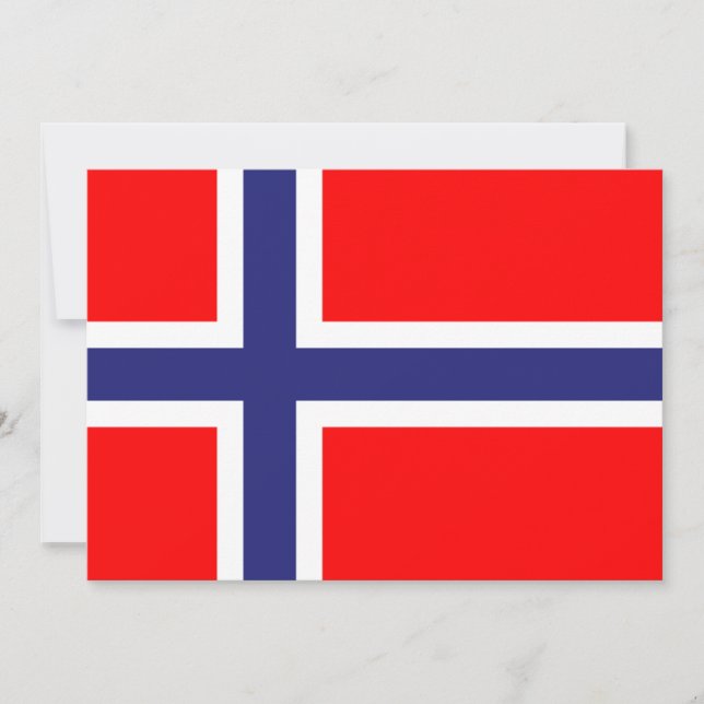 Carte Norvège (Devant)