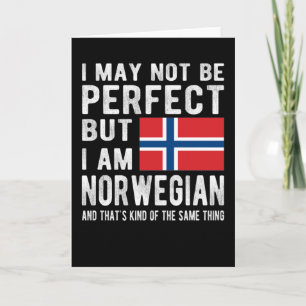 Carte Norwegian Flag Norway Heritage Norwegian Roots