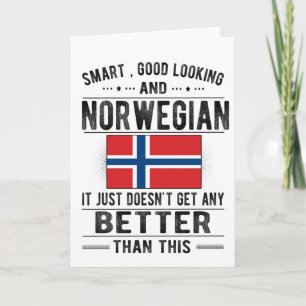 Carte Norwegian Flag Norway Heritage Norwegian Roots