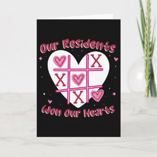 Carte Nos résidents ont gagné nos cœurs Saint-Valentin C