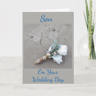 CARTE NOS **SOUHAITS POUR VOTRE MARIAGE** FILS