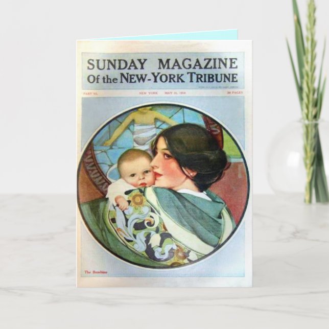 Carte nostalgique du jour de mère (Devant)