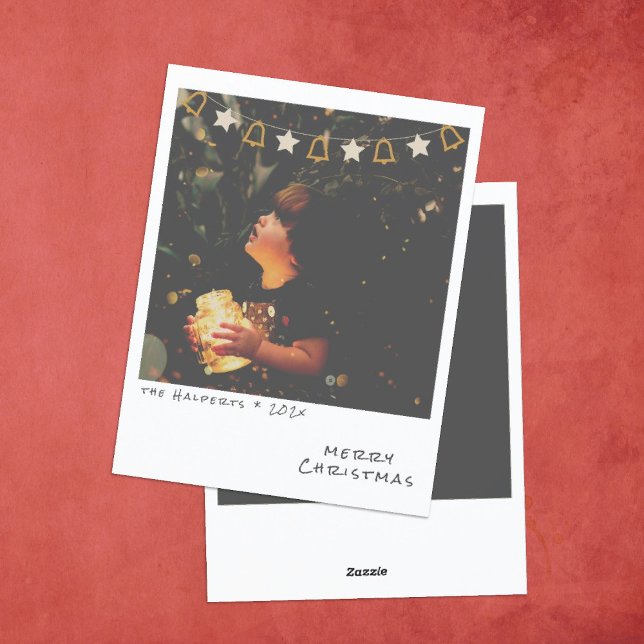 Carte Nostalgique Instant Photo Christmas (Créateur téléchargé)