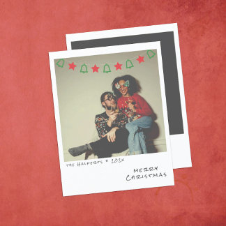 Carte Nostalgique Instant Photo Christmas