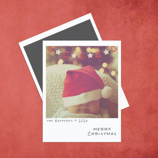 Carte Nostalgique Instant Photo Christmas