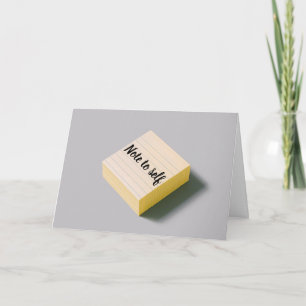 Carte Note à soi, ne suez pas les petits trucs