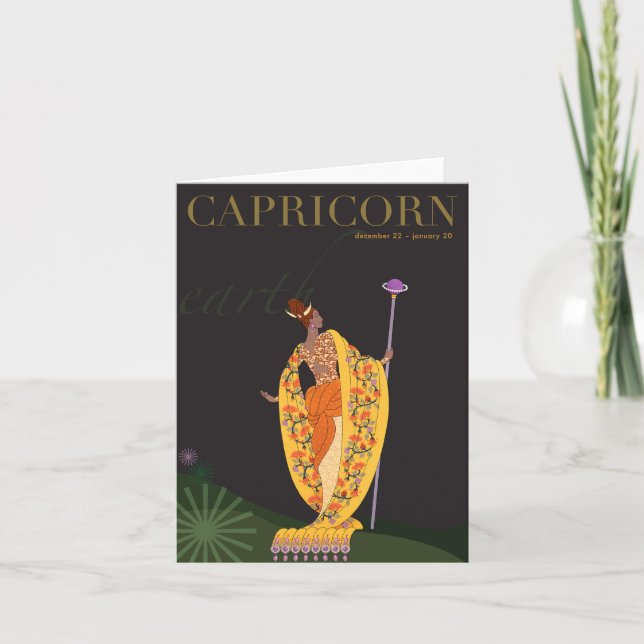 Carte Note de Capricorne (Devant)