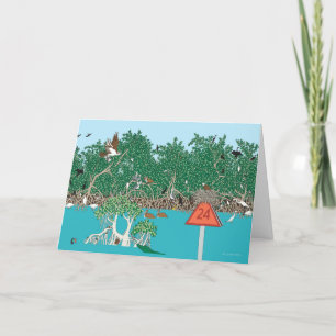 Carte Note de la Floride Mangroves